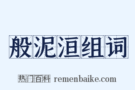 般泥洹组词是什么意思的图片